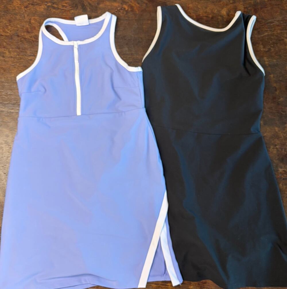 Abercrombie YPB & Sage Collective Golf Tennis Dress Bundle Womens Large 2pc